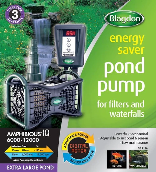 Blagdon Amphibious IQ Pump 6000 To 12000 Extra Large Pond 4 Blagdon Amphibious IQ Pump 6000 To 12000 Extra Large Pond - Image 2
