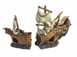 Aqua One Wooden Galleon (2 Parts)