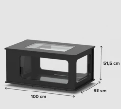 Aquatlantis Aquatable Grey 7 Aquatlantis Aquatable Grey -Serene Waters Aqua table aquarium 12946.1638527732