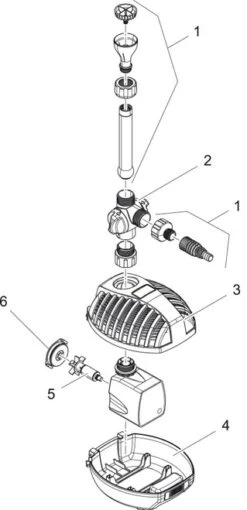 Oase Aquarius Fountain Set Classic 1000 -Serene Waters AquariusFountainSet1000 08868.1613730929