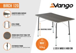 Vango Birch 120 Table -Serene Waters Birch 120 Infographic 79800.1678968902