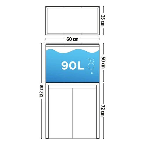 Fluval Roma 90 Oak Aquarium & Cabinet 4 Fluval Roma 90 Oak Aquarium & Cabinet - Image 2