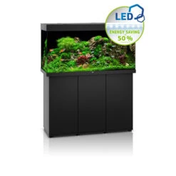 Juwel Rio 350 LED Aquarium And Cabinet Black -Serene Waters Juwel rio 350 tank and stand black 54190.1572006991