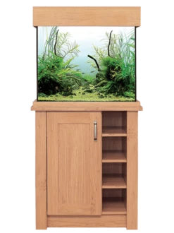 New Products 1 Aqua One Oakstyle Aquarium And Cabinet 110 Litres