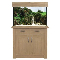 Aqua One Oakstyle Aquarium And Cabinet 145 Litres Yorkshire Oak