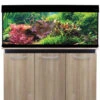 Aqua One AquaVogue 245 Litre Aquarium And Cabinet Nash Oak / Black -Serene Waters aquavogue245 95223.1567004401