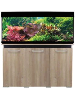 Aqua One AquaVogue 245 Litre Aquarium And Cabinet Nash Oak / Black