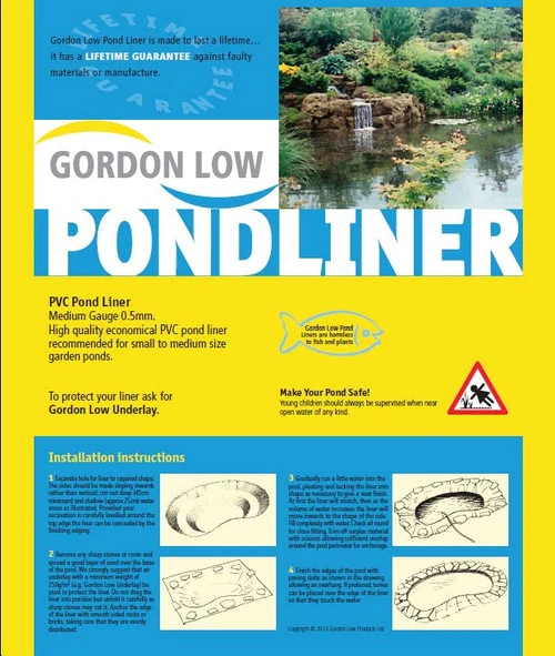 Gordon Low PVC Pond Liner 7 X 10m 5 Gordon Low PVC Pond Liner 7 X 10m - Image 3