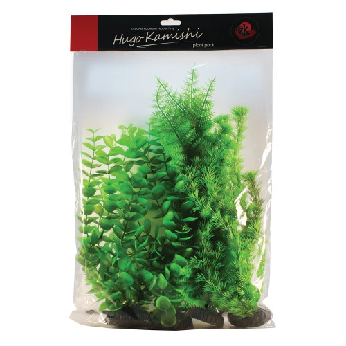 Hugo Kamishi Artificial Bushy Plant Mix - Pack Of 5 4 Hugo Kamishi Artificial Bushy Plant Mix - Pack Of 5 - Image 2
